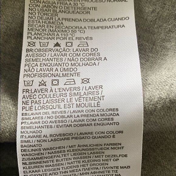 Levi’s Girls Shirt Dress Long Sleeve Gray Printed Stars Size M Youth (10-12) EUC - Picture 8 of 12